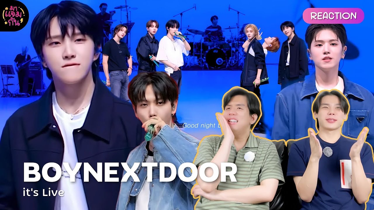 [REACTION] BOYNEXTDOOR - Nice Guy, Earth Wind & Fire, Serenade | Band LIVE Concert [it's Live]