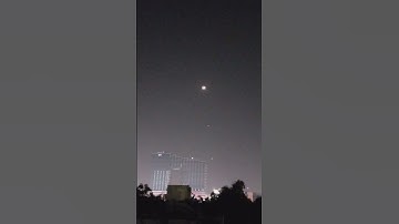 go outside now you can see the Moon, Jupiter and Venus in a perfect line night sky (20-26feb,23)