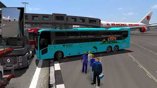 KSRTC Bus Airport Driving | ets 2 1.31 | Girl Gamer |