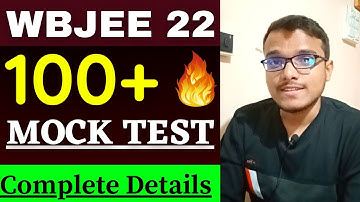 WBJEE 2022 Mock Test 🔥 | WBJEE 2022 | Preparation | PCM
