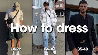 How To Dress Your Age As a Men