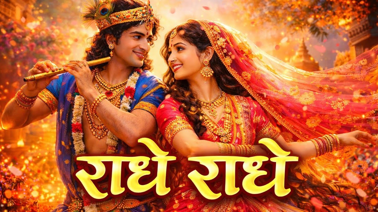 राधे राधे | Radhe Radhe New Version | Krishna Bhakti Vibes | Soulful Flute Mix | Bhakti Song 2026 | 