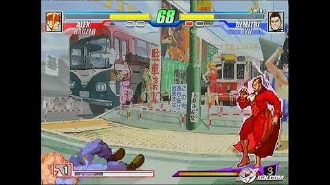 Capcom Fighting Evolution PlayStation 2 Gameplay - Alex