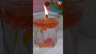 DIY Water Candle/Diwali Decoration Ideas 2023 #shorts #diwalidecoration #diwali2023