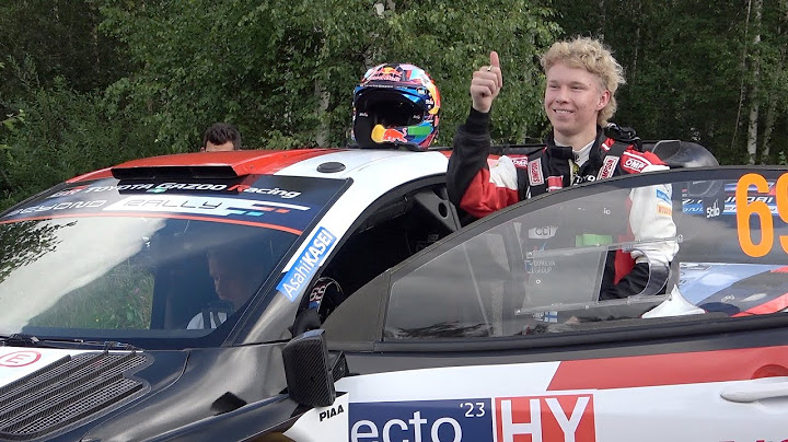 WRC Rally Finland 2023 Shakedown Rannankylä