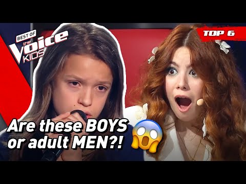 Young BOYS with MATURE VOICES on The Voice! 😱 | Top 6