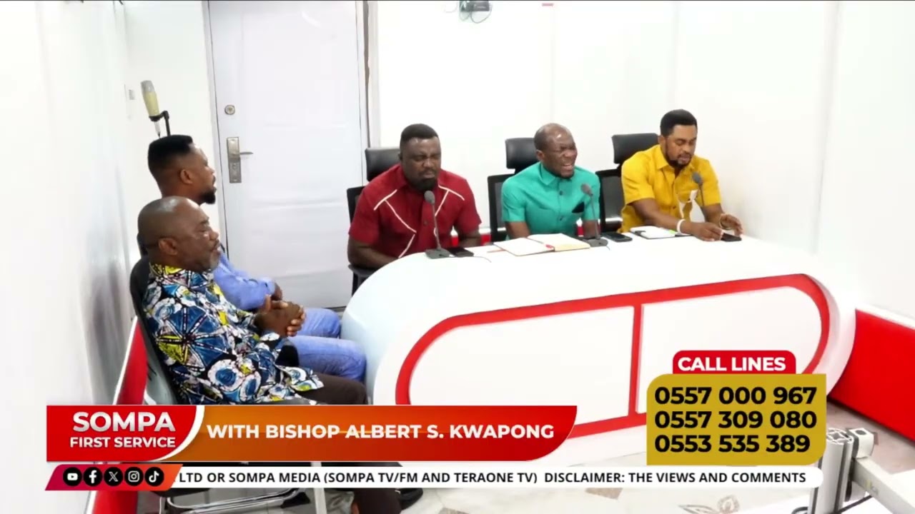 SOMPA FIRST SERVICE WITH BISHOP ALBERT SACKEY KWAPONG LIVE ON SOMPA 93.1FM/TV  II 23-02-26