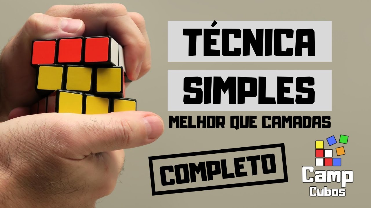 Como montar o cubo mágico - Tutorial Mais Fácil COMPLETO 