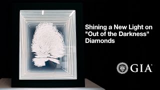GIA Examines Natural Diamond Artwork Out of the Darkness by Johnathan Schultz in Carlsbad