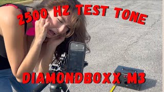 Ear Splitting decibels with a 2500 Hz Test Tone on the DiamondBoxx M3   @DiamondBoxx