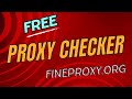 Proxy Checker Fineproxy.org | Your Ultimate Tool for Proxy Verification