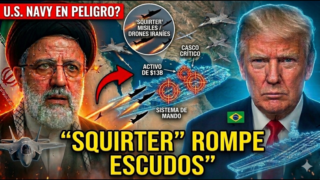 Por qué los portaaviones de EE. UU. se retiran: El peligro oculto de los misiles 'Squirter' de Irán