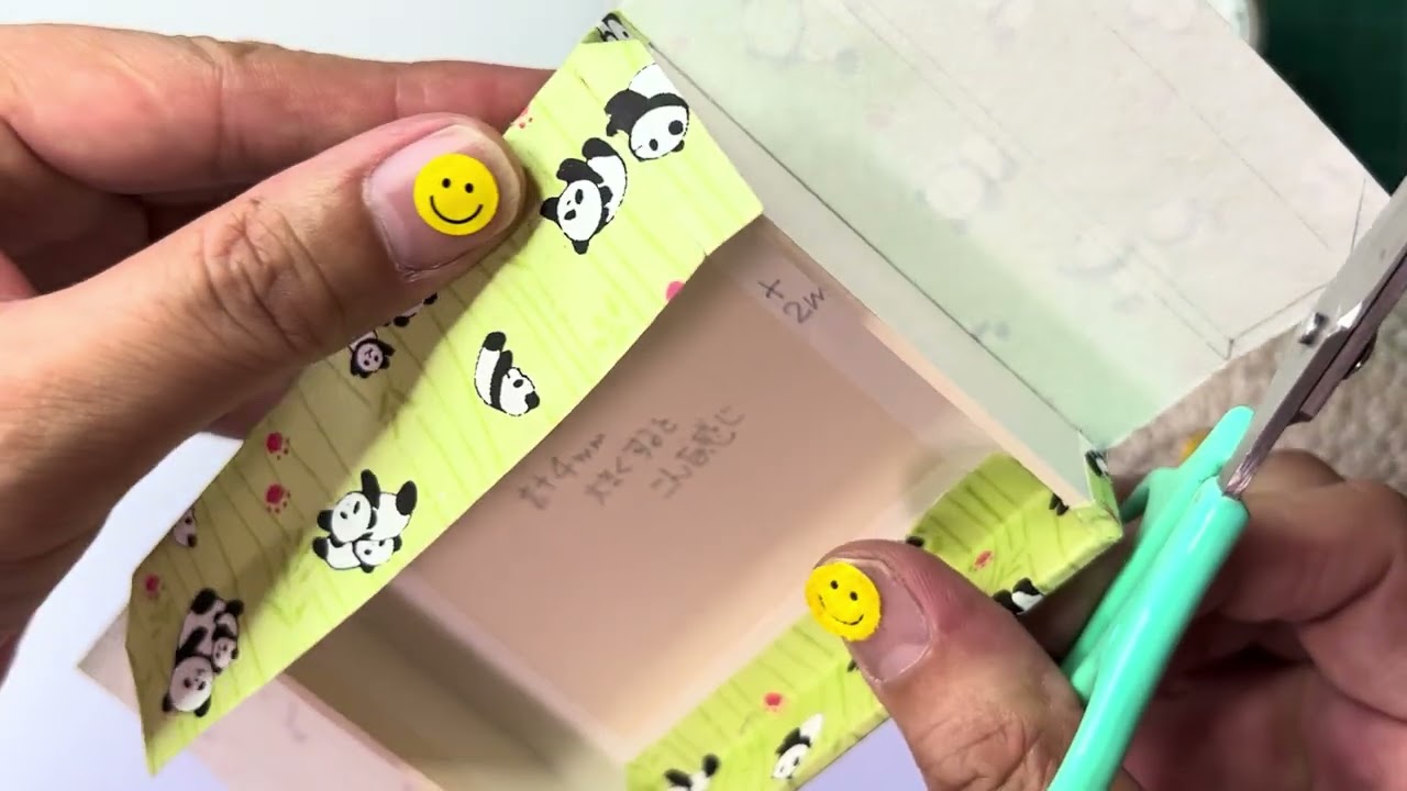 カルトナージュ㉗ふた（かぶせるタイプ）のサイズの考え方と貼り方について　2023年6月29日