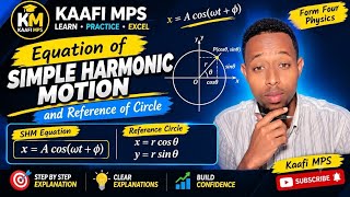1.3 Equations of Simple Harmonic Motion & Reference Circle | Form Four Physics | Chapter 1
