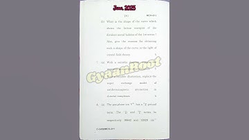 MCH-011: INORGANIC CHEMISTRY-I  #exam #june2025 #ignou #mch