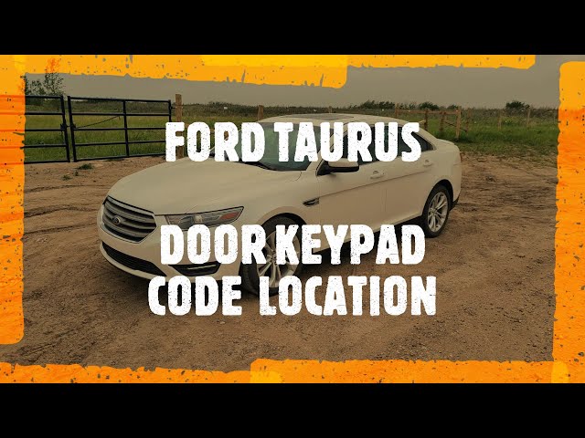 2000 Ford Taurus Keyless Door Codes KeylessOption Keyless Entry Remote