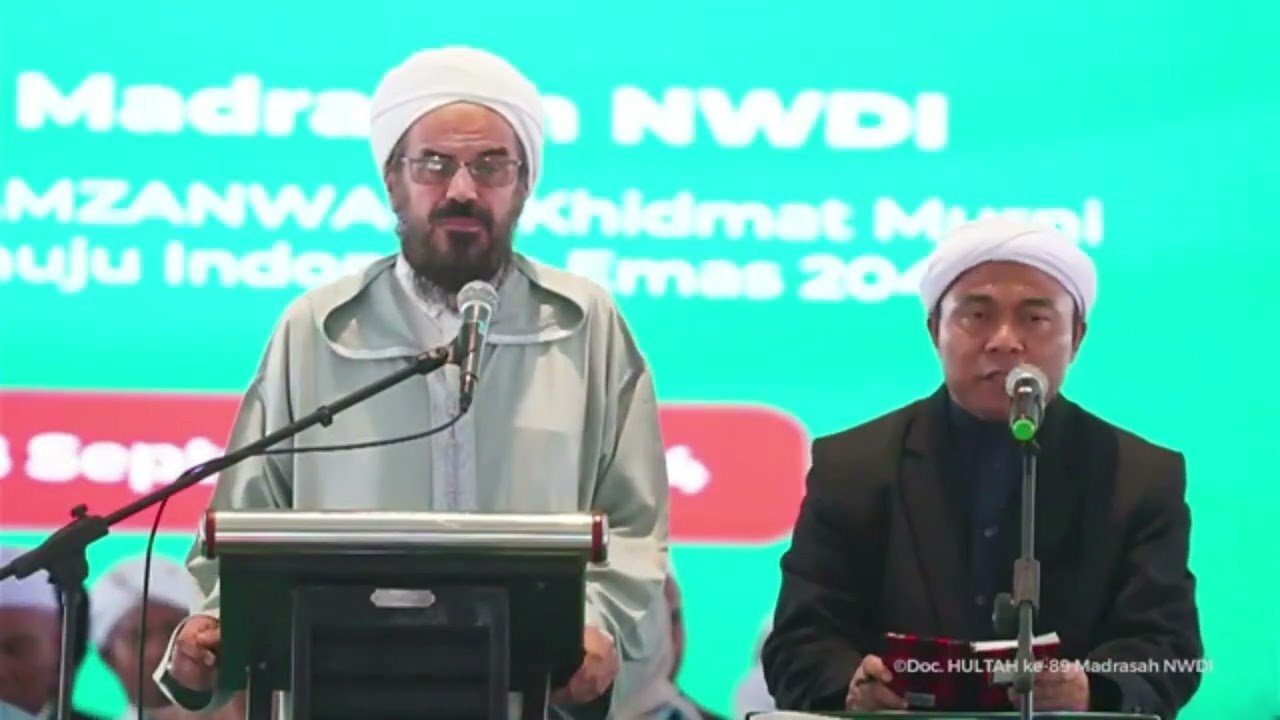 Full Pengajian Syaikh Musthofa Pada Hultah Madrasah NWDI ke 89 di Anjani Lombok Timur