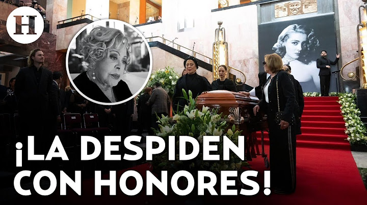 Entre lágrimas y aplausos, así fue el homenaje a Silvia Pinal en el Palacio de Bellas Artes