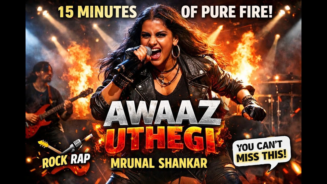 MRUNAL SHANKAR ROCK RAP 🔥 15-Minute Desi Rage Cypher | Awaaz Uthegi (Official Performance)