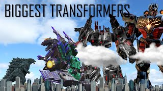 10 Transformers Bigger Than Godzilla Earth