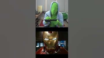 Mr Green removing cgi in Iron Man #shorts