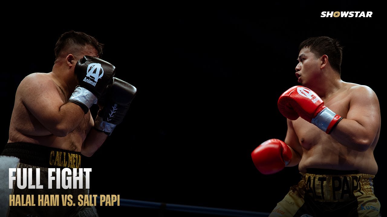 Salt Papi vs Halal Ham Full Fight Showstar Boxing UK vs USA
