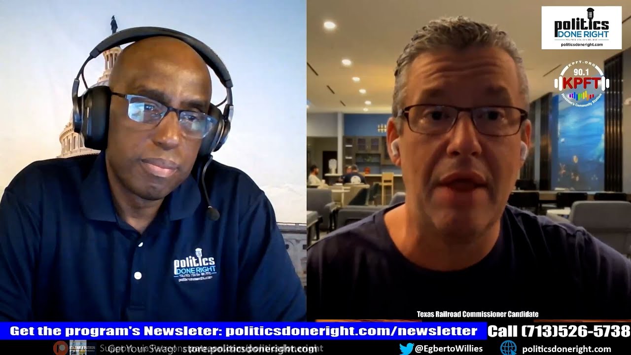 Bill Burch, Railroad Commission Dem. Cand discusses the pending environmental catastrophe in Texas.