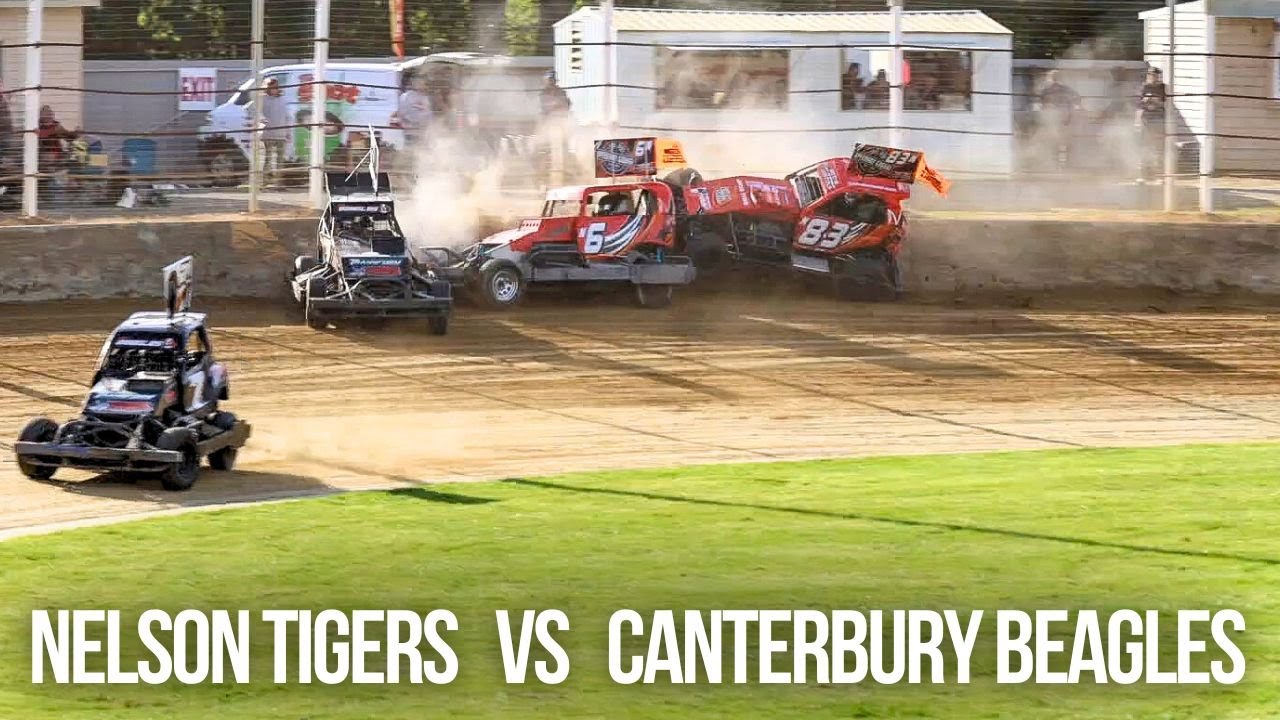 Nelson Tigers vs Canterbury Beagles (Superstock Teams Race)
