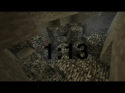 Mining To Bedrock Speedrun In 1 13 Minecraft Youtube