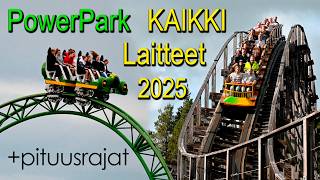 Powerpark Kaikki Laitteet 2025 Pituusrajat