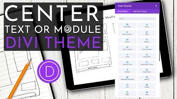 Center Text, Code or Modules in Divi Theme