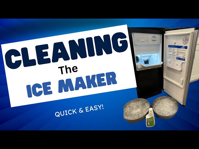 How to clean an ice maker machine in a few easy steps