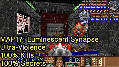 DBP37: AUGER;ZENITH - MAP17: Luminescent Synapse (UV | 100% Kills | 100% Secrets)