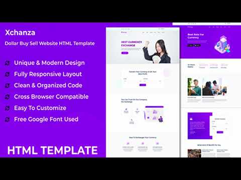 Xchanza - Dollar Buy Sell Website HTML Template | Themeforest Website Templates and Themes