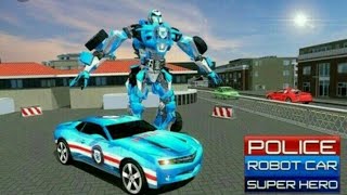 Police Car Robot Superhero (By Whiplash Mediaworks😄 screenshot 5