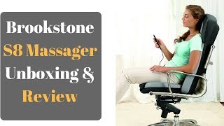 Brookstone S8 Massager (Unboxing & Review) Best Back Massager