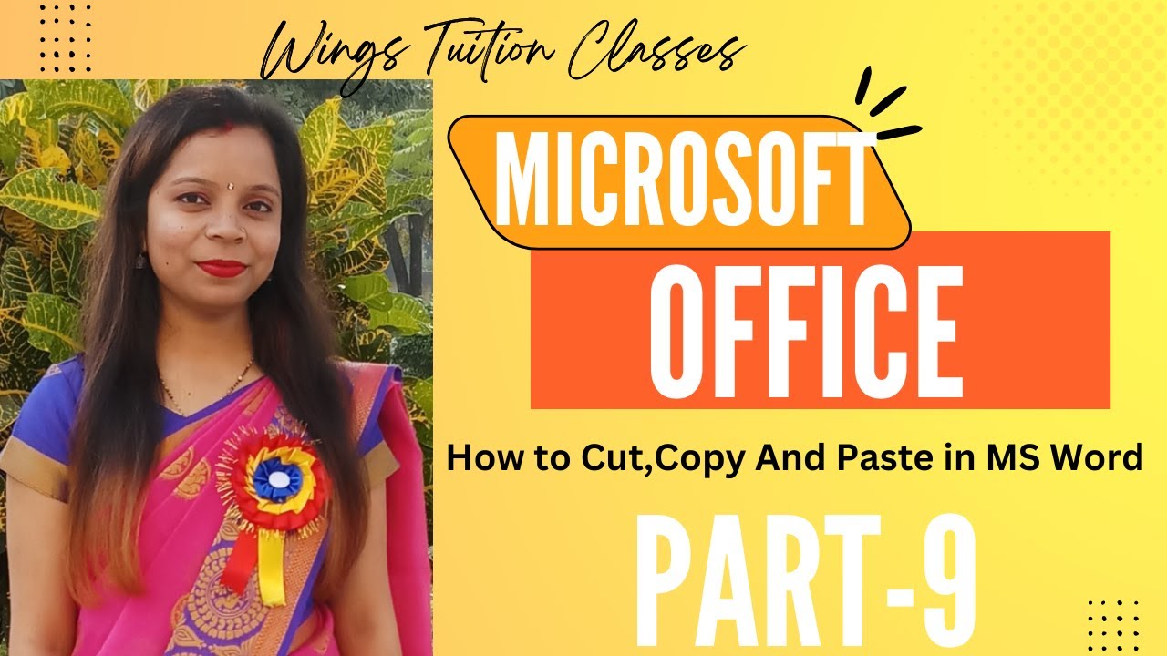 Microsoft Office -How to Cut, Copy and Paste in MS-Word || MS-Word ...