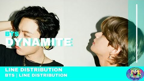 BTS - Dynamite Line Distribution Color Coded || Random Distributions