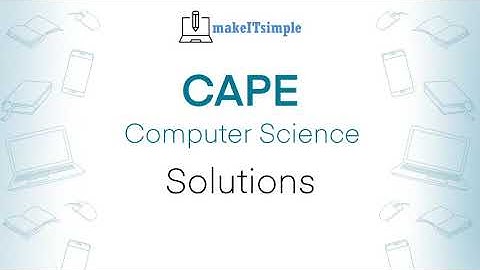 CAPE CS U1 Paper 2 - 2009 Module 3