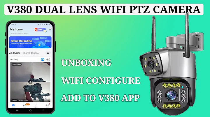 Adding V380 Dual Lens PTZ Camera to Your WiFi Network and V380 Pro App | Part 1
