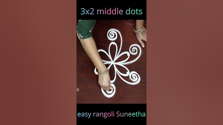 Daily rangoli kolam designs & muggulu #shorts