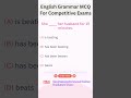 English Grammar MCQ // Tenses #youtubeshorts #english #englishgrammar