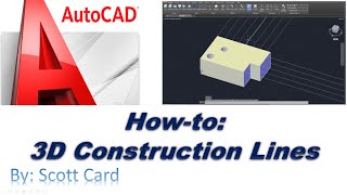 Creating AutoCAD Solids With Construction Lines