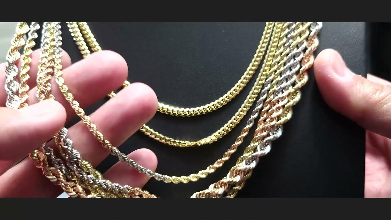 HAWAII ROPE CHAINS! INVENTORY UPDATE! ROPES, FRANCOS, MIAMI CUBANS TRI