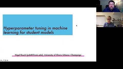 Hyperparameter Tuning in Machine Learning for Student Models