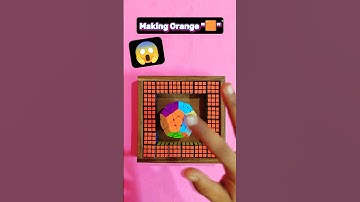 Making All Cubes Orange "🟧" [Again]😱 #5 #shorts 👍