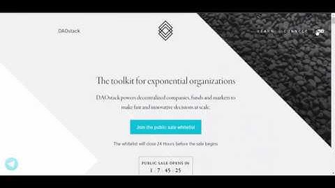 ICO DAOstack