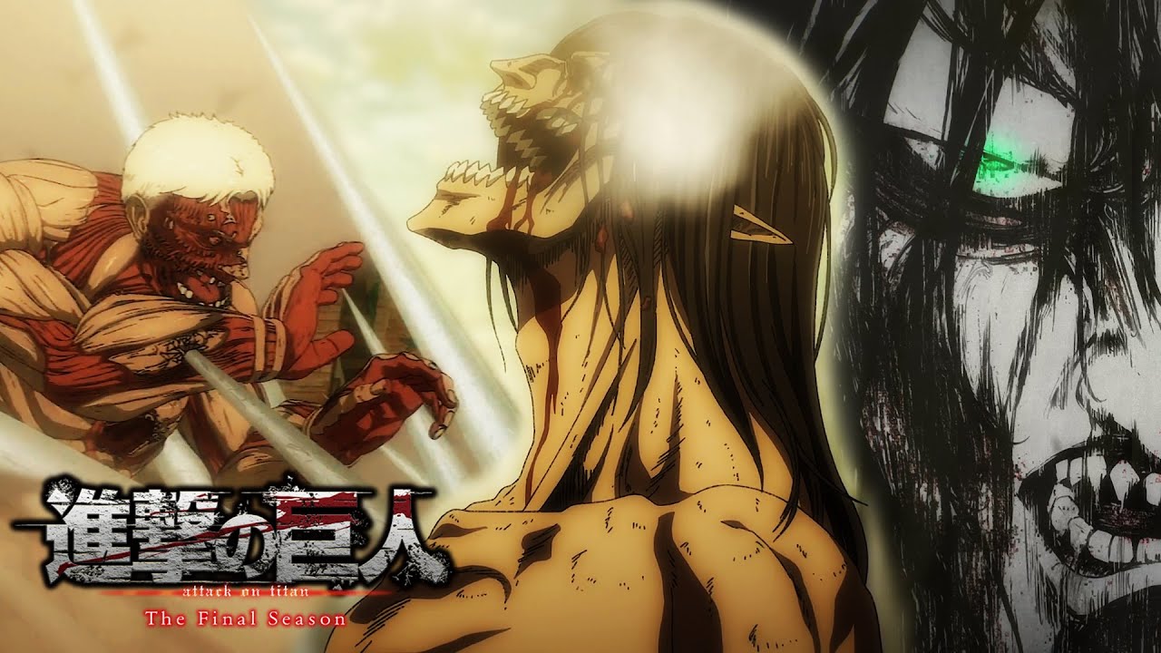 EREN VS GALLIARD - PIECK PERDE A MÃO - shingeki no kyojin (DUBLADO) 