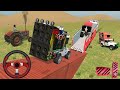 Truck Per 🤯 DJ Setup Loading on Tractor Gone Wrong! 😂 Heavy Load Challenge #truck #games