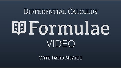 Differential Calculus: Product and Quotient Rule